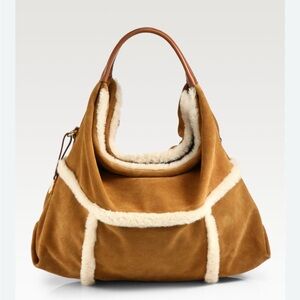 NEW Y2K UGG Quinn Hobo Tote Bag In Chestnut